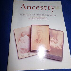 Vintage Ancestry Magazine - Sept/Oct 1997 - Vol. 15 No 5 - Genealogy - Family